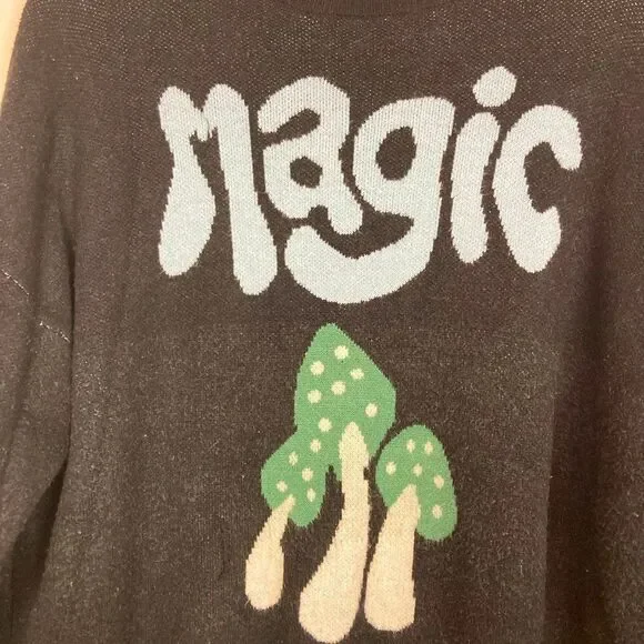 Earthbound oversized super soft magic mushroom sweater - Picture 3 of 6